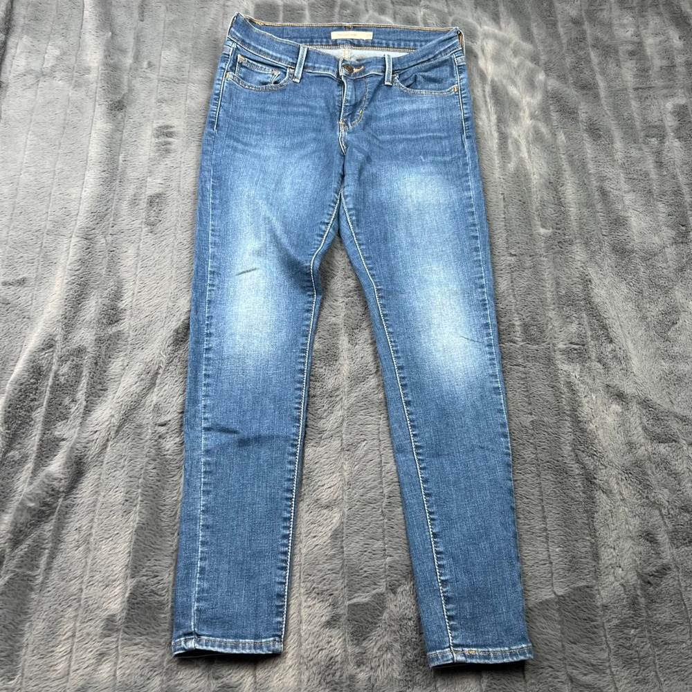 Levis 710 Super Skinny Jeans Womens 29 Blue Medium Wash Denim 17778-0161